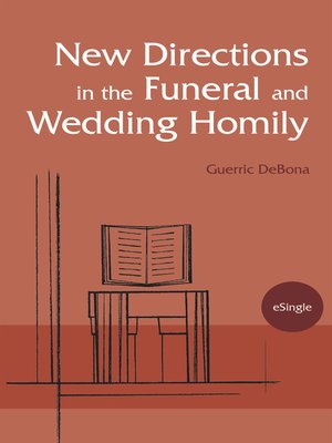 cover image of New Directions in the Funeral and Wedding Homily